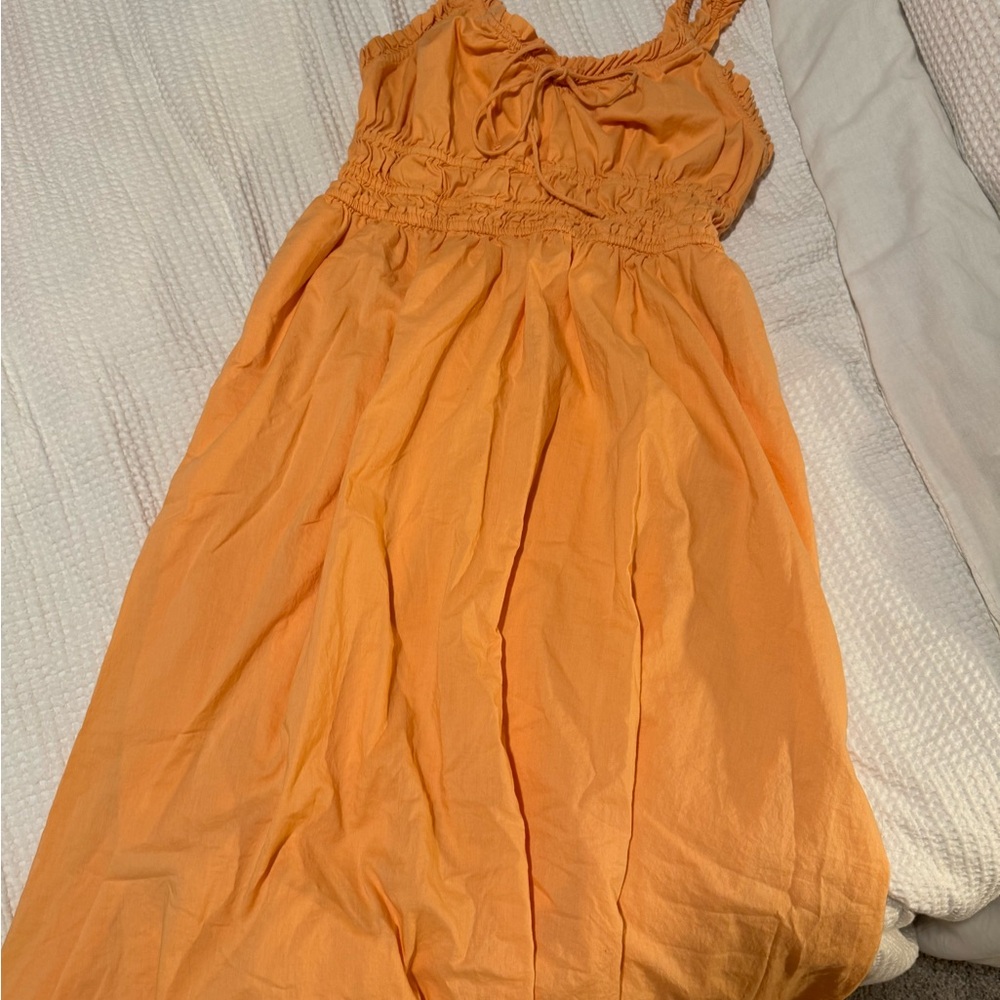 Old Navy Vibrant Orange Kids Dress